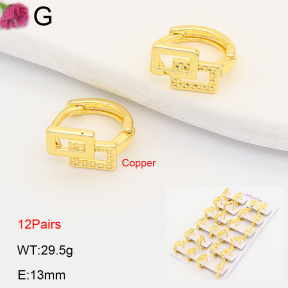 F2E202216ajma-J201  Fashion Copper Earrings