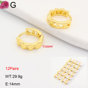 F2E202217ajma-J201  Fashion Copper Earrings