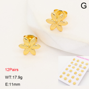 2E2007277vhov-446  Stainless Steel Earrings
