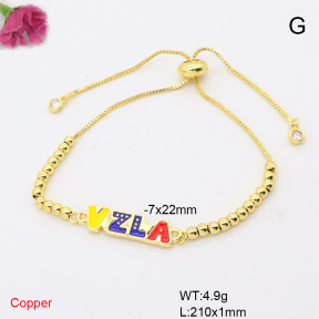 F6B301396bblj-L002  Fashion Copper Bracelet