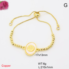F6B407125vbll-L017  Fashion Copper Bracelet