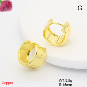 F6E200889baka-L017  Fashion Copper Earrings