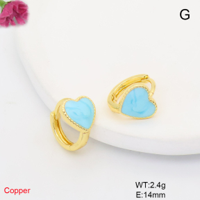 F6E302174ablb-L017  Fashion Copper Earrings