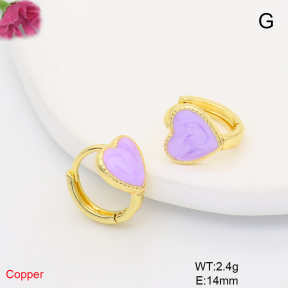 F6E302176ablb-L017  Fashion Copper Earrings