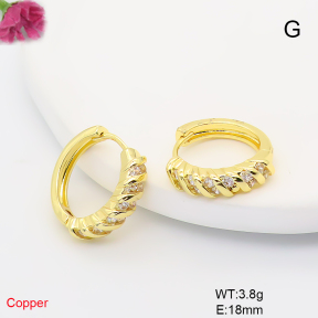 F6E405929ablb-L017  Fashion Copper Earrings
