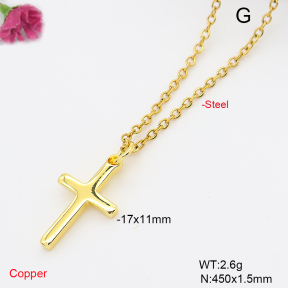 F6N201412aahl-L002  Fashion Copper Necklace