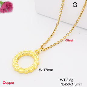 F6N201414aahl-L002  Fashion Copper Necklace