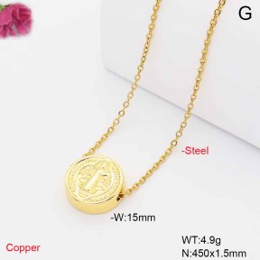 F6N201418vail-L017  Fashion Copper Necklace