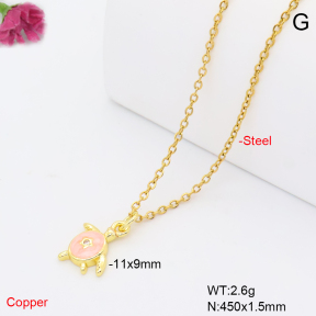 F6N302001vaia-L017  Fashion Copper Necklace