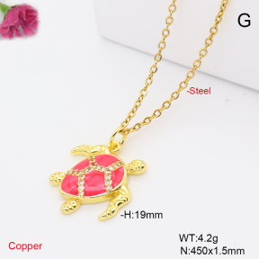 F6N302018avja-L002  Fashion Copper Necklace