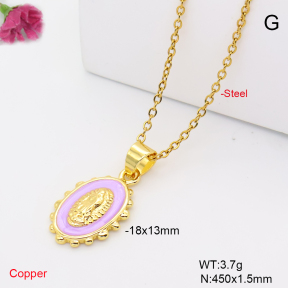 F6N302022vaia-L002  Fashion Copper Necklace