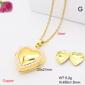 F6N302026vail-L002  Fashion Copper Necklace
