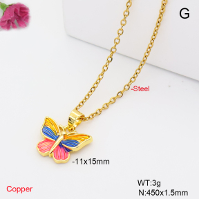 F6N302030vail-L002  Fashion Copper Necklace