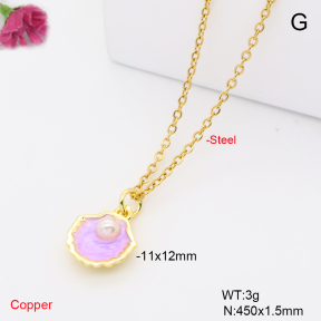 F6N302032vaia-L002  Fashion Copper Necklace