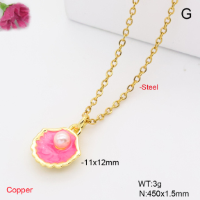 F6N302033vaia-L002  Fashion Copper Necklace