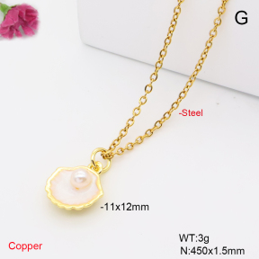 F6N302034vaia-L002  Fashion Copper Necklace