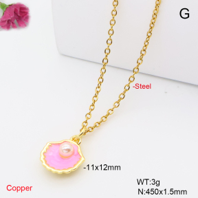 F6N302035vaia-L002  Fashion Copper Necklace