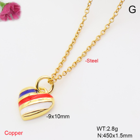 F6N302037aahl-L002  Fashion Copper Necklace