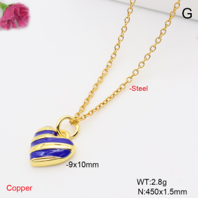 F6N302038aahl-L002  Fashion Copper Necklace