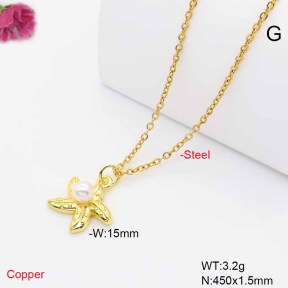 F6N302047vail-L017  Fashion Copper Necklace