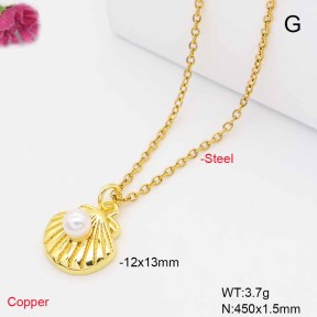 F6N302049vail-L017  Fashion Copper Necklace
