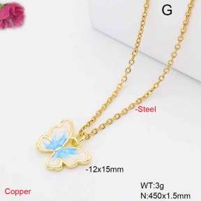 F6N302051vaia-L017  Fashion Copper Necklace