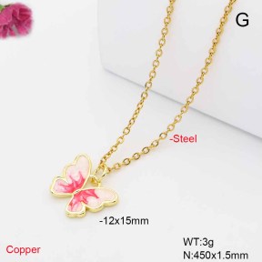 F6N302052vaia-L017  Fashion Copper Necklace