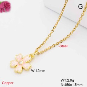 F6N302053vail-L017  Fashion Copper Necklace
