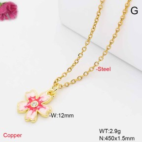 F6N302054vail-L017  Fashion Copper Necklace