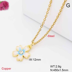 F6N302055vail-L017  Fashion Copper Necklace