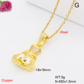 F6N409626ablb-L017  Fashion Copper Necklace
