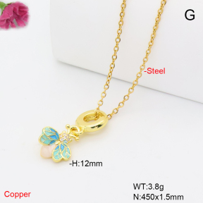 F6N409628avja-L017  Fashion Copper Necklace