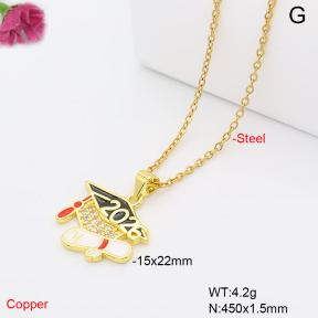 F6N409631avja-L017  Fashion Copper Necklace