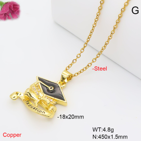 F6N409632avja-L017  Fashion Copper Necklace