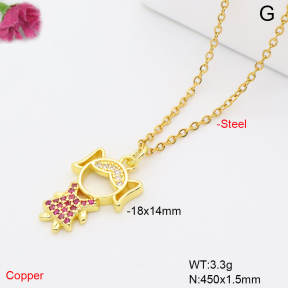 F6N409636vail-L017  Fashion Copper Necklace