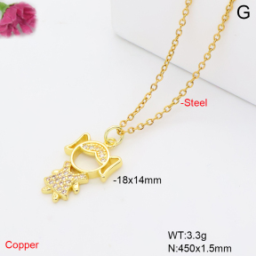 F6N409637vail-L017  Fashion Copper Necklace