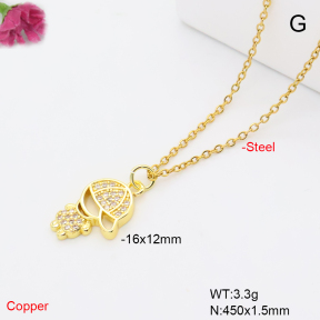 F6N409639vail-L017  Fashion Copper Necklace