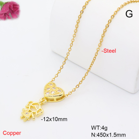 F6N409641avja-L017  Fashion Copper Necklace