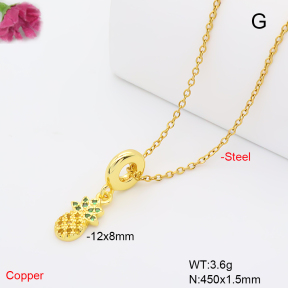F6N409645aajl-L017  Fashion Copper Necklace