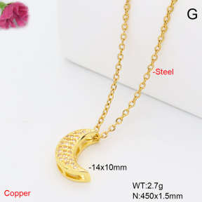 F6N409651avja-L017  Fashion Copper Necklace