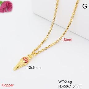 F6N409657vail-L017  Fashion Copper Necklace