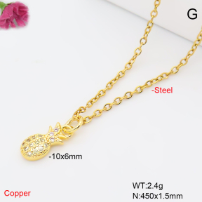 F6N409658vail-L017  Fashion Copper Necklace