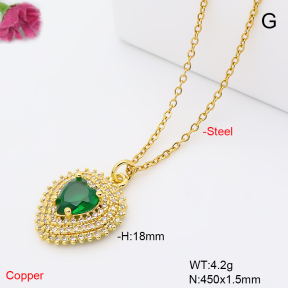 F6N409667aajl-L017  Fashion Copper Necklace