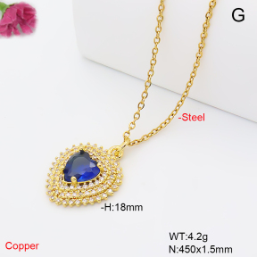 F6N409669aajl-L017  Fashion Copper Necklace