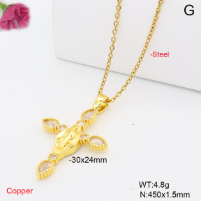 F6N409734aajl-L002  Fashion Copper Necklace