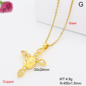 F6N409735aajl-L002  Fashion Copper Necklace