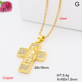 F6N409737avja-L002  Fashion Copper Necklace
