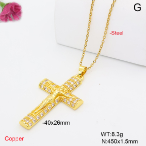 F6N409738aajl-L002  Fashion Copper Necklace