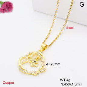 F6N409742vail-L002  Fashion Copper Necklace