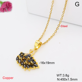 F6N409743avja-L002  Fashion Copper Necklace